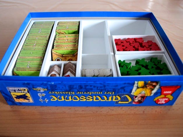 Carcassonne sorting box by dravenrunner