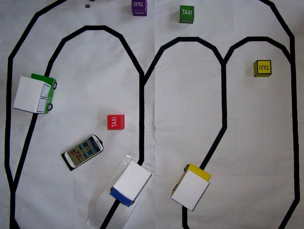 PathDriver : RC car - line follow game by cyprienrep