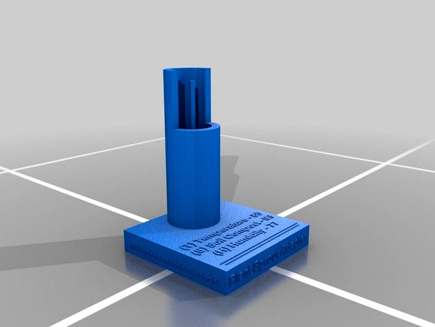 Plant Sprout Adapter Model by evanrs1023