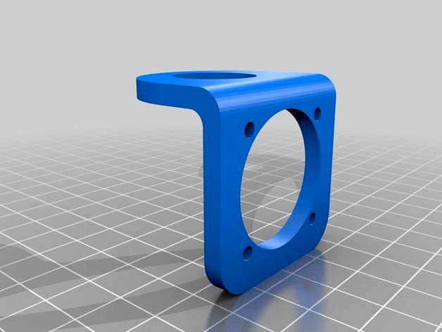 Prusa Research i3 Inductive/capacitive probe bracket by kenkelso