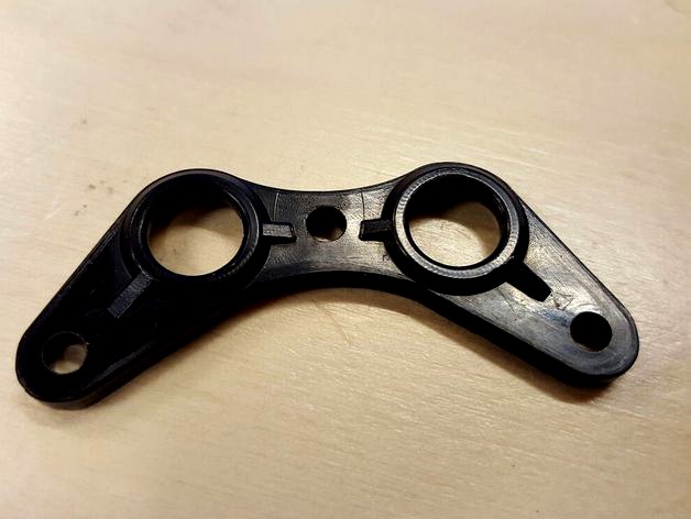 Injection molded black clip by somersjeroen