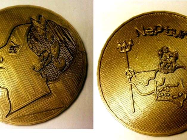 Roman Coin Replica by mfritz