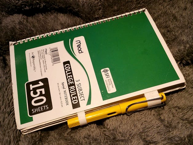 Customizable Notebook Pen Loop by cfishy