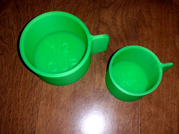 Measuring Cups 1/4 and 1/2 Cups by scootersps