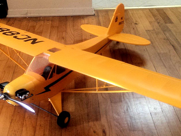 Hobbyking / Starmax Piper J3 Cub 1400mm Replacement Parts by carbonbased
