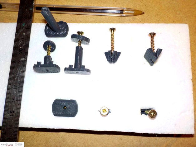 Fixations faible charge pour matériaux tendres  by AlainDucros