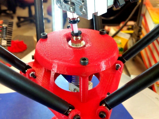 Delta 3D Printer E3D V6 Mount  by FlightFixit