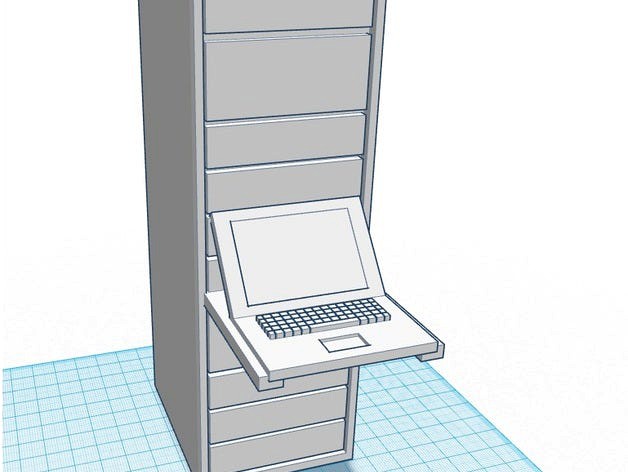 Hillary Clinton Action Figure Accessory - Computer Server! by SADNESSOFHUMANITY