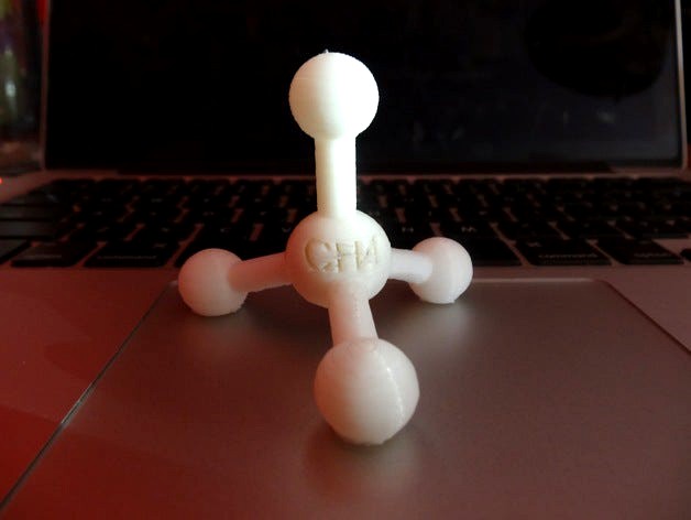 CH4- Methane Molecule model by NW3D