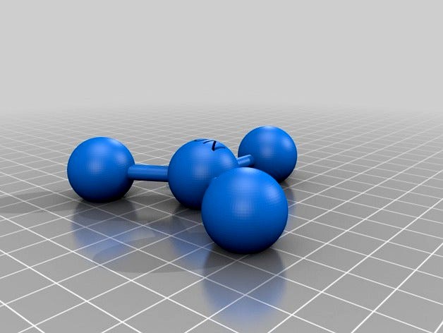 NO3 molecule by NW3D
