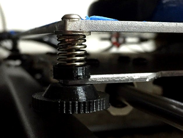 Wanhao Duplicator i3 Bed Spring Guide by rotorhead8