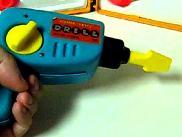 Wind up button for Fisher-Price/Mattel windup drill by mvoosten