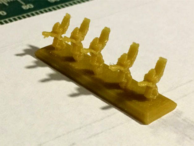 Eldar Swooping Hawks for NetEpic or other Epic scale gaming (6mm) by hariustrk