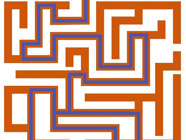 Labyrinth Gift Box maze and answer by KJHoh