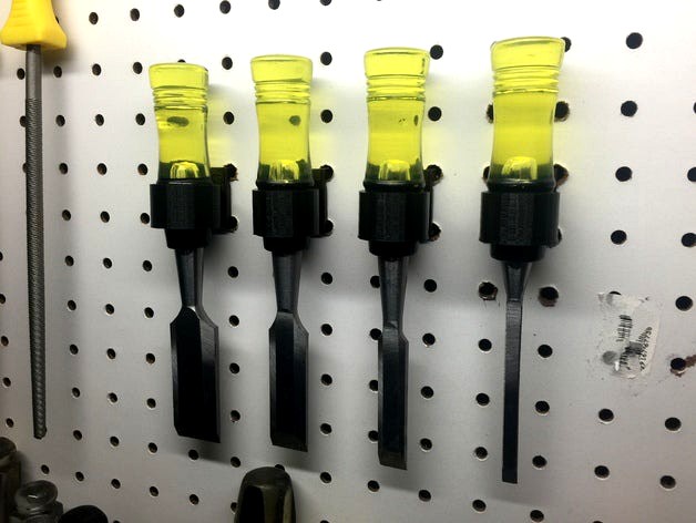 Harbor Freight Chisel Pegboard Mount by Elproducts
