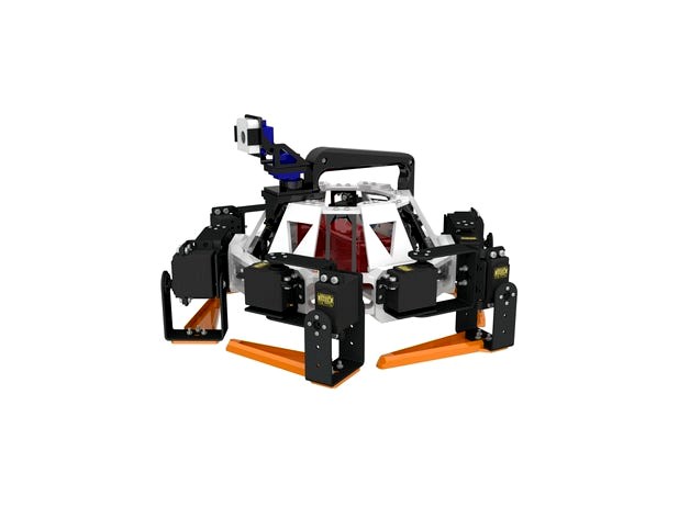 OZER Hexapod V-0.1 Open-Hardware, modular 3D printed robot using Raspberry Pi and Arduino by SebastianGNU