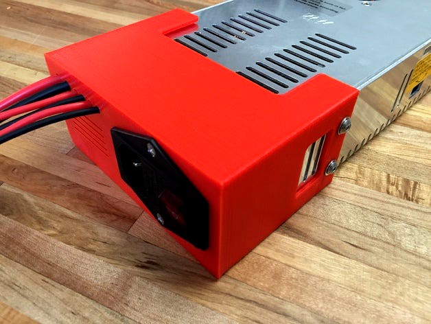 NES-350-12 Power Supply Cover with Switch by Otacsum