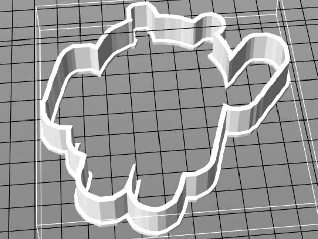 Waving Android Cookie Cutter by KeithIMyers