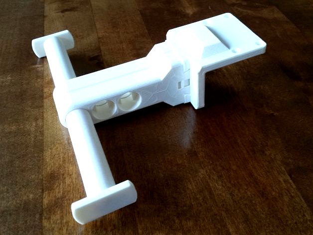 OmniStand Mod Backside with Filamentguide for Flashforge Dreamer / Dremel Idea by PeterS1