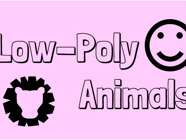 Low-Poly Animals  by real3ddesignz