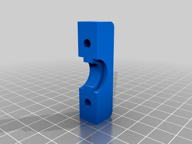 Hotend mount for bowden e3d  by ronindev