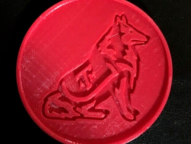 Texas A&M Reveille Coaster by djohnmore