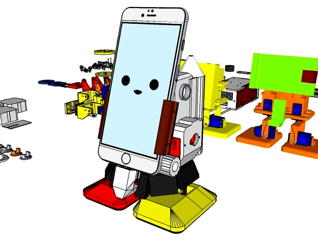 MobBob V2 Remix - Smart Phone Controlled Robot by Zalophus