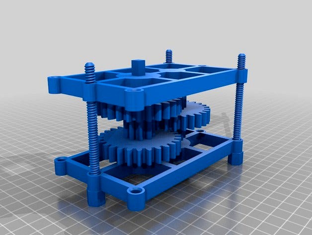 Low friction 1:27 reduction gear by ManWithoutOptions