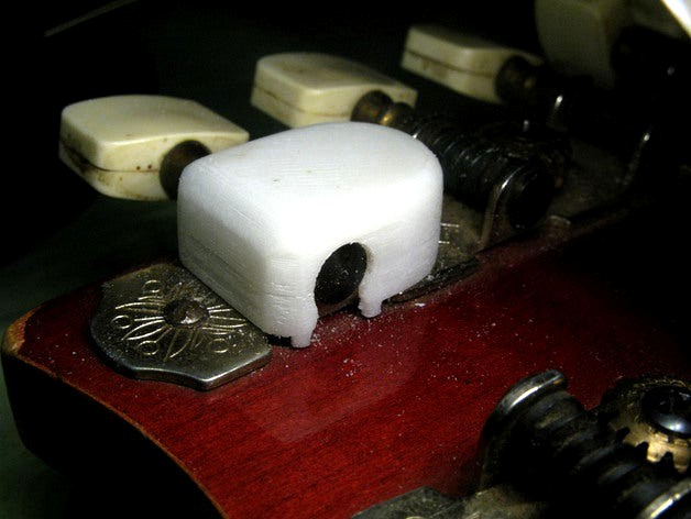 Guitar tuning peg grease caps by shroamer