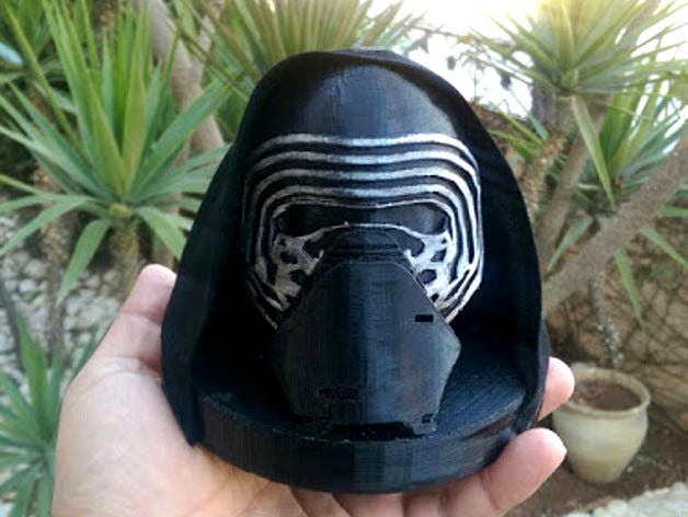 Kylo Ren Head  by KhaledAlkayed3D