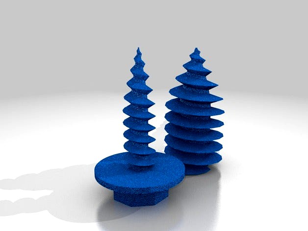 Coarse Thread Screw with Threaded Insert by ShuttleSpace