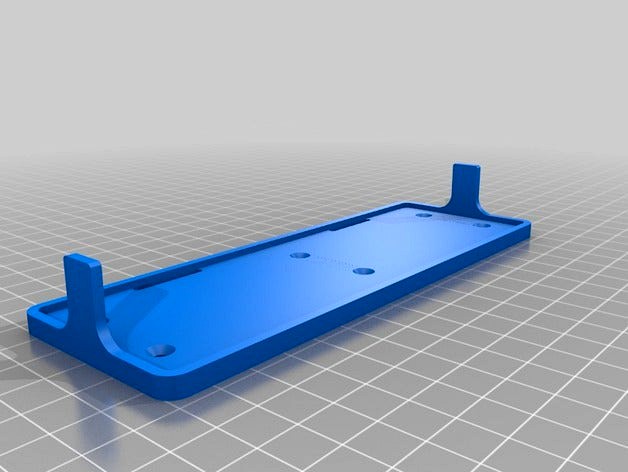 FPV/Drone battery tray (parameterized) by MacPara