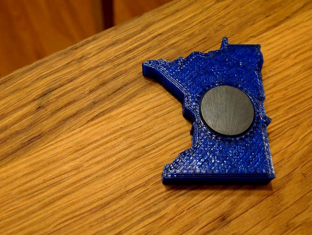 Minnesota Fridge Magnet by WattsForLunch
