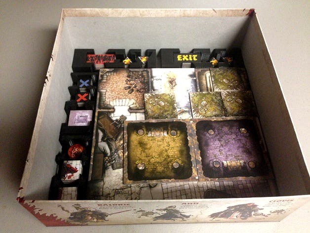 Zombicide - Black Plague token holder by mute42