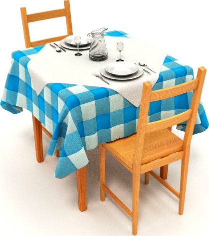 Dining table 3D Model
