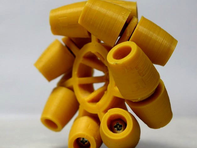 Parametric Mecanum Wheel Generator Tool  by gchristopher