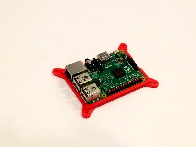 Raspberry Pi B+ / 2 Mount by superwoodle