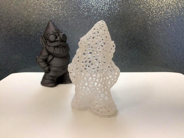 Voronoi MakerBot Gnome by makerwiz