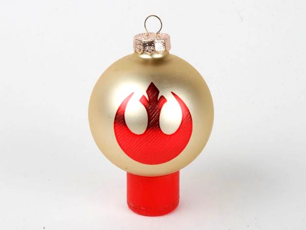 Rebel Alliance Ornament for EggBot by Lenore