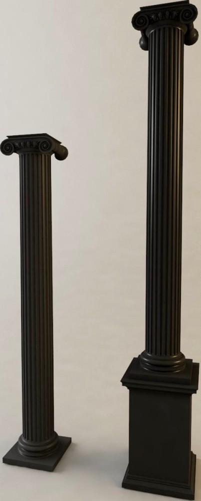 Ionic column 3D Model