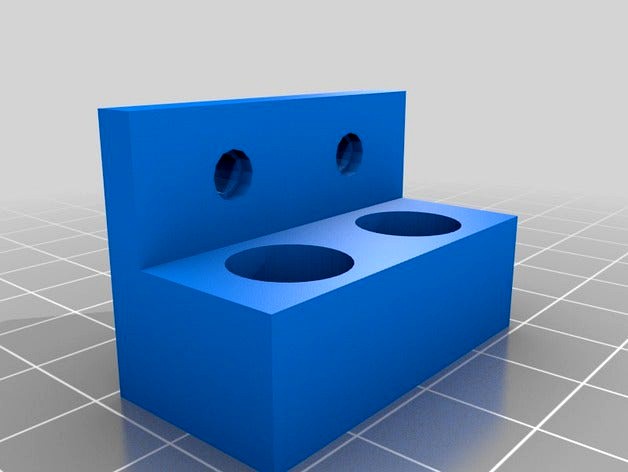 WanHao Duplicator i3 Z-Axis Alignment Post Holder by TeamTEOR