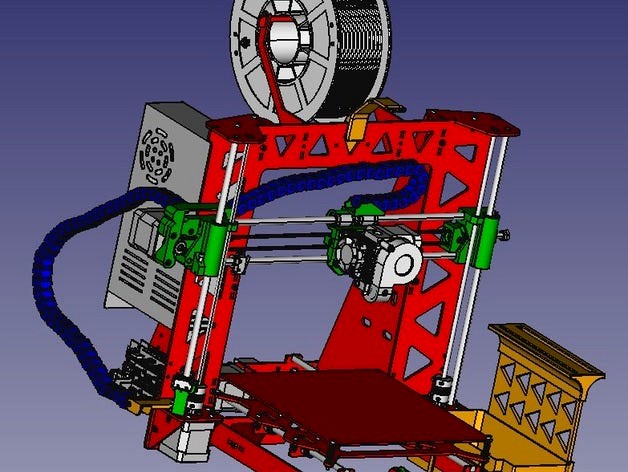 Filament Guide - Prusa P3Steel ARoxa by camcar