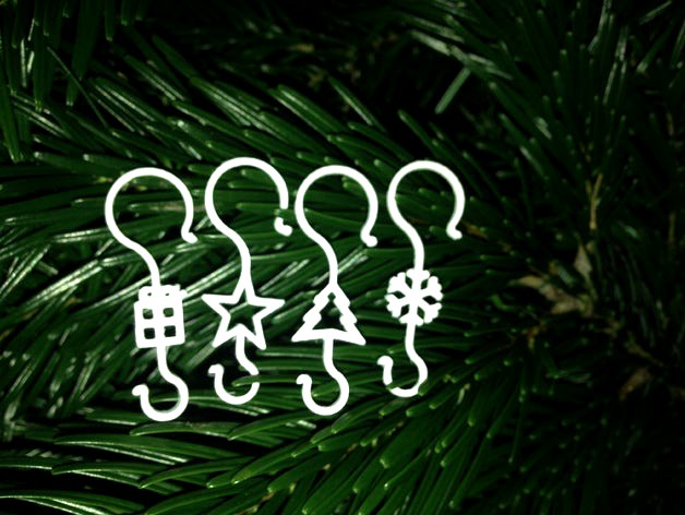 Christmas tree bauble hook by spope