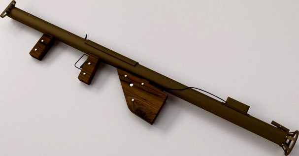 M1 Bazooka 3D Model