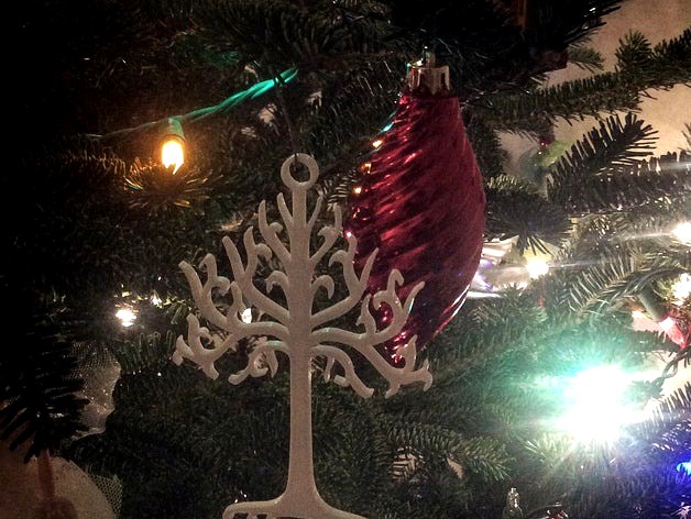 Tree of Gondor Christmas tree ornament by Erieforage