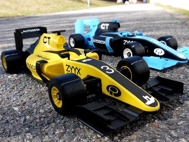 OpenRC F1 car - 1:10 RC Car by barspin