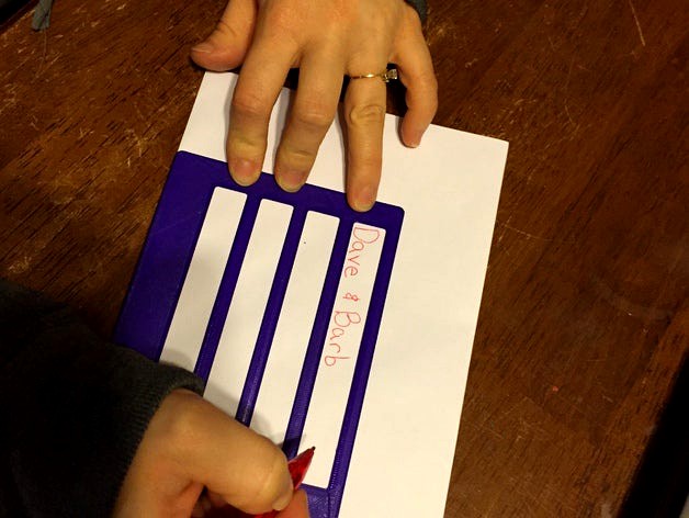 Envelope Address Template by pitracer