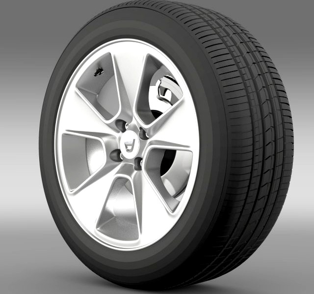 Dacia Logan wheel 3D Model