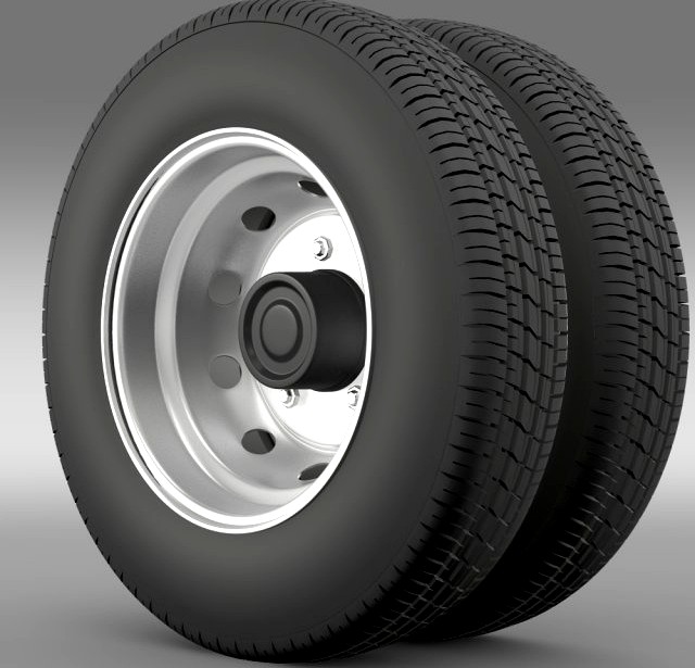 DongFeng Captain wheel 3D Model