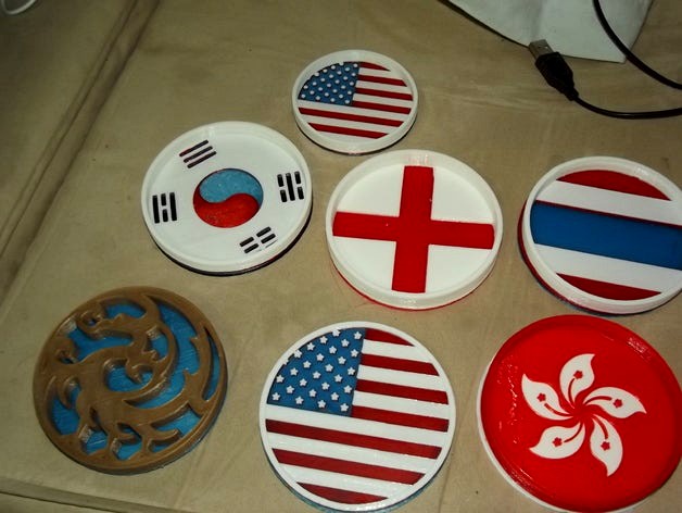 Flag Coasters by Bob68